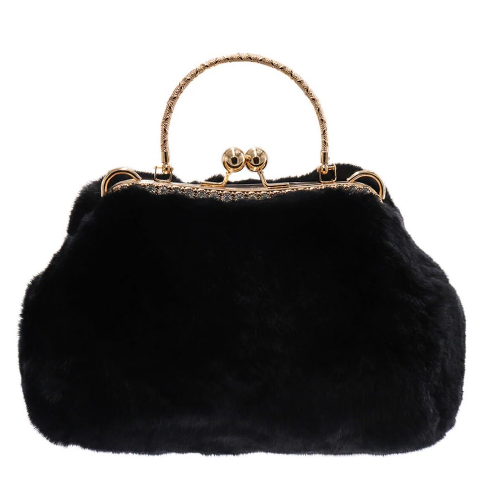 Rex Rabbit Fur Handbag